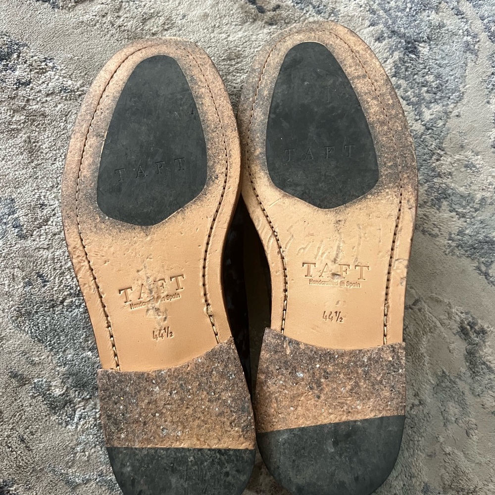 Taft Navy Velvet Loafers - Picture 3 of 4